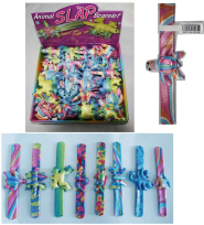 Slap Bracelet - 3 D Glitter ANIMAL Assort.        *$0.525